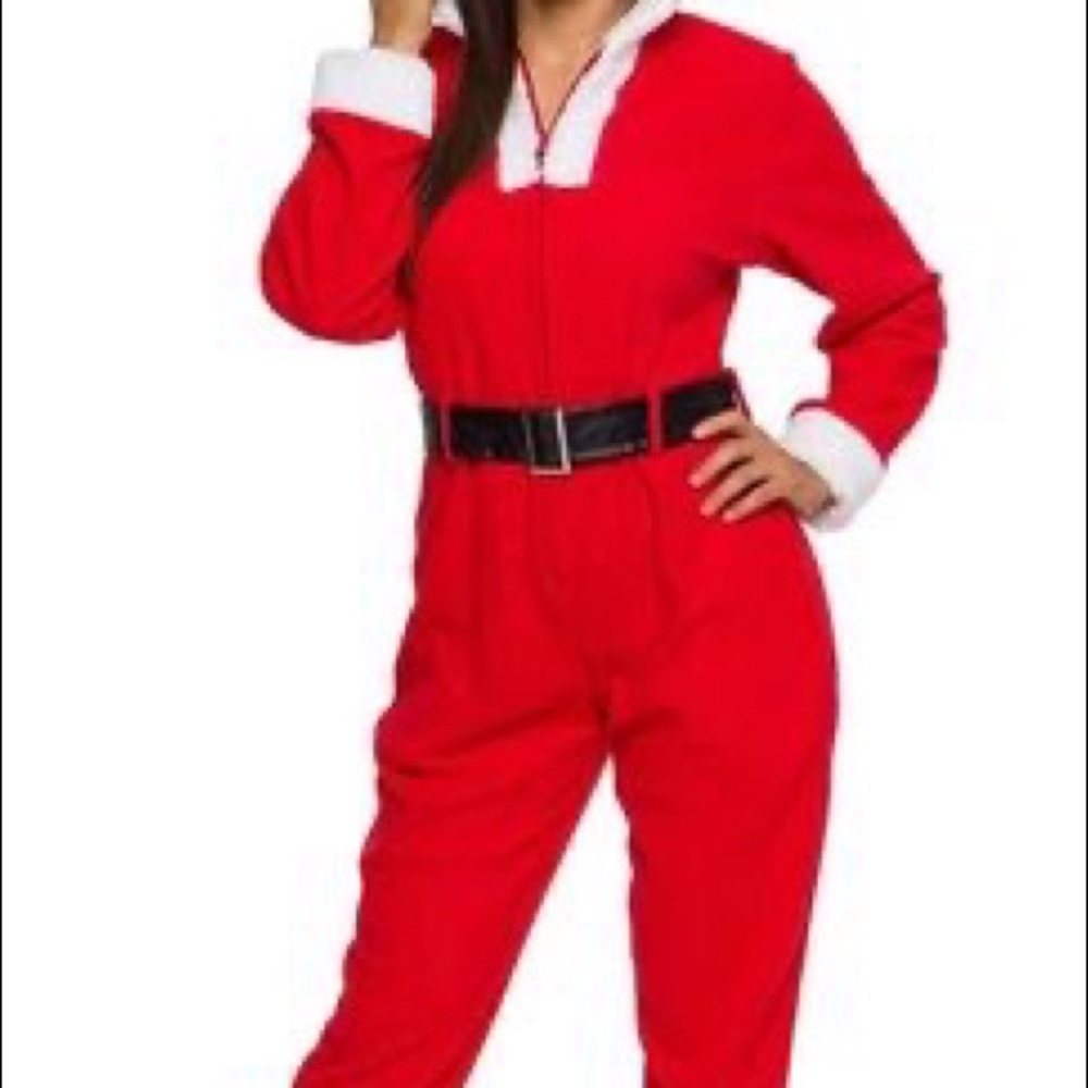 Mrs. Claus Christmas Costume Pajamas / Jumpsuit
